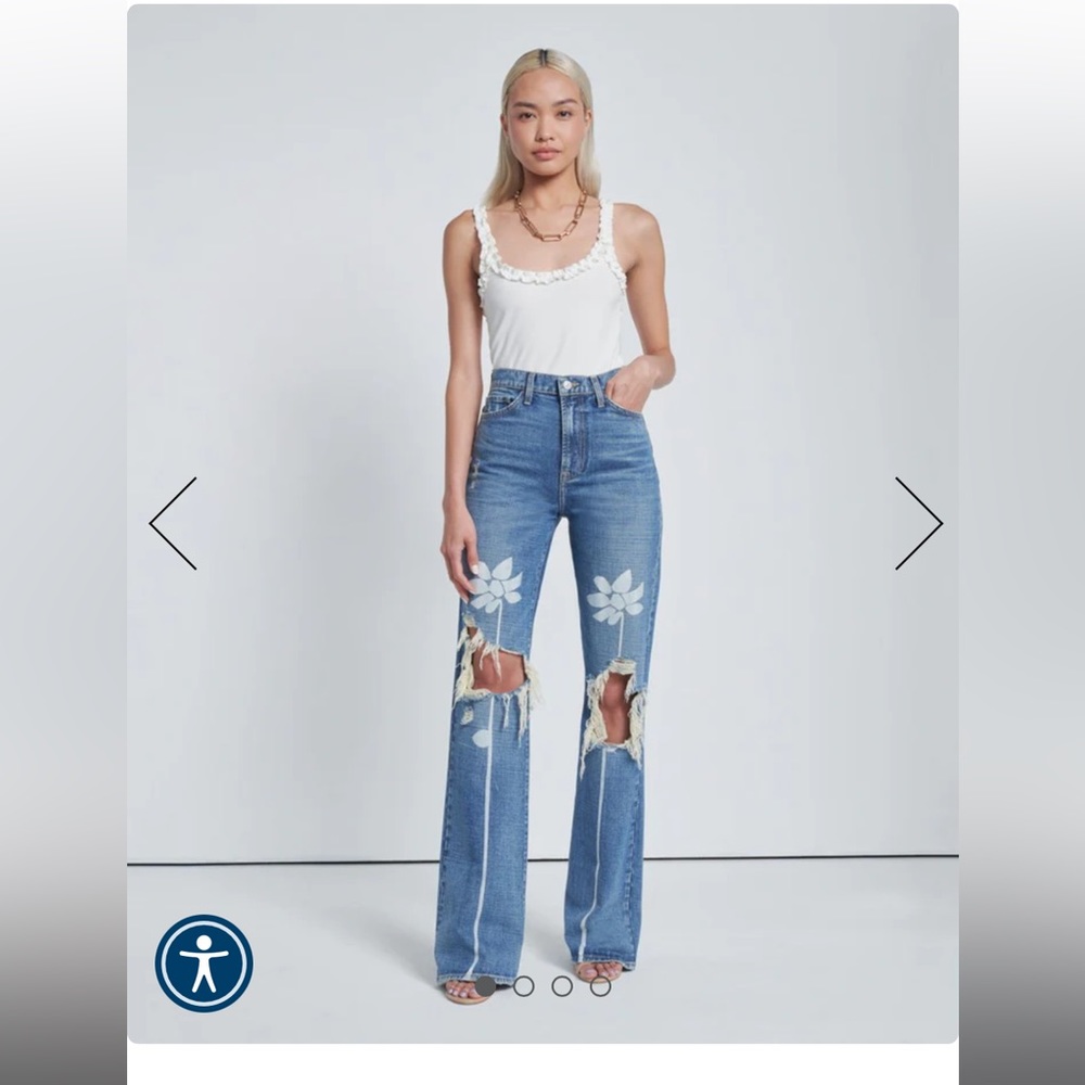 ISO - SEARCHING FOR EASY BOOT IN FLORAL JEANS